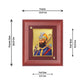 Diviniti 24K Gold Plated Guru Gobind Singh Wall Photo Frame For Home Decor Showpiece, Table, Gift (16 x 13 CM)