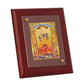 Diviniti 24K Gold Plated Chintpoorni Maa Photo Frame For Home Decor, Wall Decor, Table, Puja (16 x 13 CM)