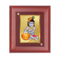 Diviniti 24K Gold Plated Bal Gopal Photo Frame For Home Decor, Wall Decor, Table, Housewarming Gift (16 x 13 CM)