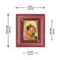 Diviniti 24K Gold Plated Bal Ganesha Photo Frame For Home Decor Showpiece, Table Tops, Wall Hanging (16 x 13 CM)