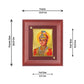 Diviniti 24K Gold Plated Guru Harkrishan Photo Frame For Home Decor Showpiece, Table Tops, Gift (16 x 13 CM)