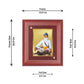 Diviniti 24K Gold Plated Baba Deep Singh Photo Frame For Home Decor, Wall Decor, Table, Gift (16 x 13 CM)