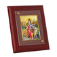 Diviniti 24K Gold Plated Ardhnarishwar Photo Frame For Home Decor, Wall Hanging, Table Top (16 x 13 CM)