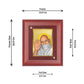 Diviniti 24K Gold Plated Acharya Tulsi Photo Frame For Home Wall Decor, Table Tops, Gift (16 x 13 CM)