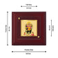 Diviniti 24K Gold Plated Vishwakarma Photo Frame For Home Decor Showpiece, Table Tops & Gift (10 x 10 CM)