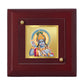 Diviniti 24K Gold Plated Lord Vishnu Photo Frame For Home Decor, Table Tops & Housewarming Gift (10 x 10 CM)