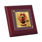 Diviniti 24K Gold Plated Shiva Parvati Photo Frame For Home Decor, Table Tops, Puja, Gift (10 x 10 CM)