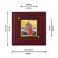 Diviniti 24K Gold Plated Shiva Parvati Photo Frame For Home Decor Showpiece, Table Tops, Puja, Gift (10 x 10 CM)