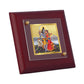 Diviniti 24K Gold Plated Shiva Parvati Photo Frame For Home Decor Showpiece, Table Tops, Puja, Gift (10 x 10 CM)