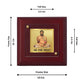 Diviniti 24K Gold Plated Shanti Amman Photo Frame For Home Decor Showpiece, Table Top, Royal Gift (10 x 10 CM)