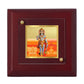 Diviniti 24K Gold Plated Triveni Balaji Photo Frame For Home Decor, Table Decor, Puja, Gift (10 x 10 CM)