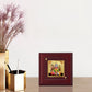 Diviniti 24K Gold Plated Satya Narayan Photo Frame For Home Decor, Table Tops, Gift (10 x 10 CM)