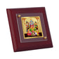 Diviniti 24K Gold Plated Satya Narayan Photo Frame For Home Decor, Table Tops, Gift (10 x 10 CM)