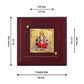 Diviniti 24K Gold Plated Santoshi Mata Photo Frame For Home Decor, Gift, Puja Room (10 x 10 CM)