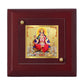 Diviniti 24K Gold Plated Santoshi Mata Photo Frame For Home Decor, Gift, Puja Room (10 x 10 CM)