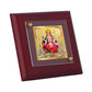 Diviniti 24K Gold Plated Santoshi Mata Photo Frame For Home Decor, Gift, Puja Room (10 x 10 CM)