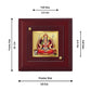 Diviniti 24K Gold Plated Santoshi Mata Photo Frame For Home Decor, Festival Gift, Puja (10 x 10 CM)