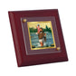 Diviniti 24K Gold Plated Saint Christopher Photo Frame For Home Decor Showpiece, Table Tops, Gift (10 x 10 CM)