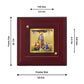 Diviniti 24K Gold Plated Radha Krishna Photo Frame For Home Decor, Table Tops, Puja, Festival Gift (10 x 10 CM)