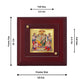 Diviniti 24K Gold Plated Ram Darbar Photo Frame For Home Decor, Table Tops, Puja, Festival Gift (10 x 10 CM)