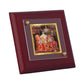 Diviniti 24K Gold Plated Mata Ka Darbar Photo Frame For Home Decor, Table, Puja Room, Festival Gift (10 x 10 CM)