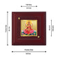 Diviniti 24K Gold Plated Lakshmi Mata Photo Frame For Home Decor, Puja, Festival Gift, Prosperity (10 x 10 CM)