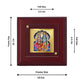 Diviniti 24K Gold Plated Vishnu Laxmi Frame For Home Decor Showpiece, Table Tops, Puja, Gift (10 x 10 CM)