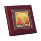 Diviniti 24K Gold Plated Lakshmi Ganesh Frame For Home Decor, Table Tops, Puja, Festival Gift (10 x 10 CM)