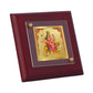 Diviniti 24K Gold Plated Kushmanda Mata Frame For Home Decor, Table Top, Puja, Festival Gift (10 x 10 CM)