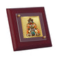 Diviniti 24K Gold Plated Krishna Frame For Home Decor, Table Top, Puja, Festival Gift (10 x 10 CM)