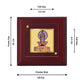 Diviniti 24K Gold Plated Khatu Shyam Frame For Home Decor Showpiece, Table Top & Gift (10 x 10 CM)