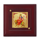 Diviniti 24K Gold Plated Katyani Mata Frame For Home Decor, Table Tops, Puja Room & Gift (10 x 10 CM)