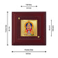 Diviniti 24K Gold Plated Karumariamman Frame For Home Decor Showpiece, Table Top & Gift (10 x 10 CM)