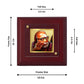 Diviniti 24K Gold Plated Kanchi Maha Periyava Frame For Home Decor Showpiece, Table Tops, Gift (10 x 10 CM)