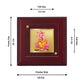 Diviniti 24K Gold Plated Kamal Ganesha Frame For Home Decor, Table Top, Puja Room, Festival Gift (10 x 10 CM)