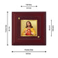 Diviniti 24K Gold Plated Jesus Frame For Home Decor Showpiece, Table Tops, Prayer, Festival Gift (10 x 10 CM)