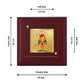 Diviniti 24K Gold Plated Lord Hanuman Photo Frame For Home Decor, Office, Table, Worship, Gift (10 x 10 CM)