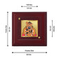 Diviniti 24K Gold Plated Bankey Bihari Photo Frame For Home Decor Showpiece, Table, Puja, Gift (10 x 10 CM)