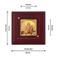 Diviniti 24K Gold Plated Ganesha Photo Frame For Home Decor, Table, Puja Room & Festival Gift (10 x 10 CM)