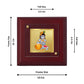 Diviniti 24K Gold Plated Bal Gopal Photo Frame For Home Decor Showpiece, Table Top, Gift (10 x 10 CM)