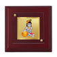 Diviniti 24K Gold Plated Bal Gopal Photo Frame For Home Decor Showpiece, Table Top, Gift (10 x 10 CM)