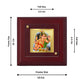 Diviniti 24K Gold Plated Bal Ganesha Photo Frame For Home Decor Showpiece, Office, Table & Gift (10 x 10 CM)