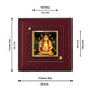 Diviniti 24K Gold Plated Ayyapa Vinaygar Photo Frame For Home Decor Showpiece, Table Tops, Prayer, Gift (10 x 10 CM)