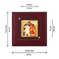 Diviniti 24K Gold Plated Amma Bhagwan Photo Frame For Home Decor Showpiece, Table Tops, Gift (10 x 10 CM)