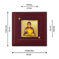 Diviniti 24K Gold Plated Buddha Frame For Home Decor Showpiece, Table, Office & Gift (10 x 10 CM)