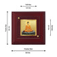 Diviniti 24K Gold Plated Buddha Photo Frame For Home Decor, Office, Table, Gift (10 x 10 CM)