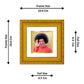 DIVINITI 24K Gold Plated Sathya Sai Baba Photo Frame For Home Decor, Gift (10 X 10 CM)