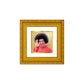 DIVINITI 24K Gold Plated Sathya Sai Baba Photo Frame For Home Decor, Gift (10 X 10 CM)