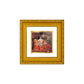 DIVINITI 24K Gold Plated Mata Ka Darbar Photo Frame For Home Decoration, Table, Puja (10 X 10 CM)