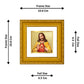 DIVINITI JESUS Gold Plated Wall Photo Frame| DG Frame 101 Size 1A Wall Photo Frame and 24K Gold Plated Foil| Religious Photo Frame Idol For Prayer, Gifts Items (10CMX10CM)